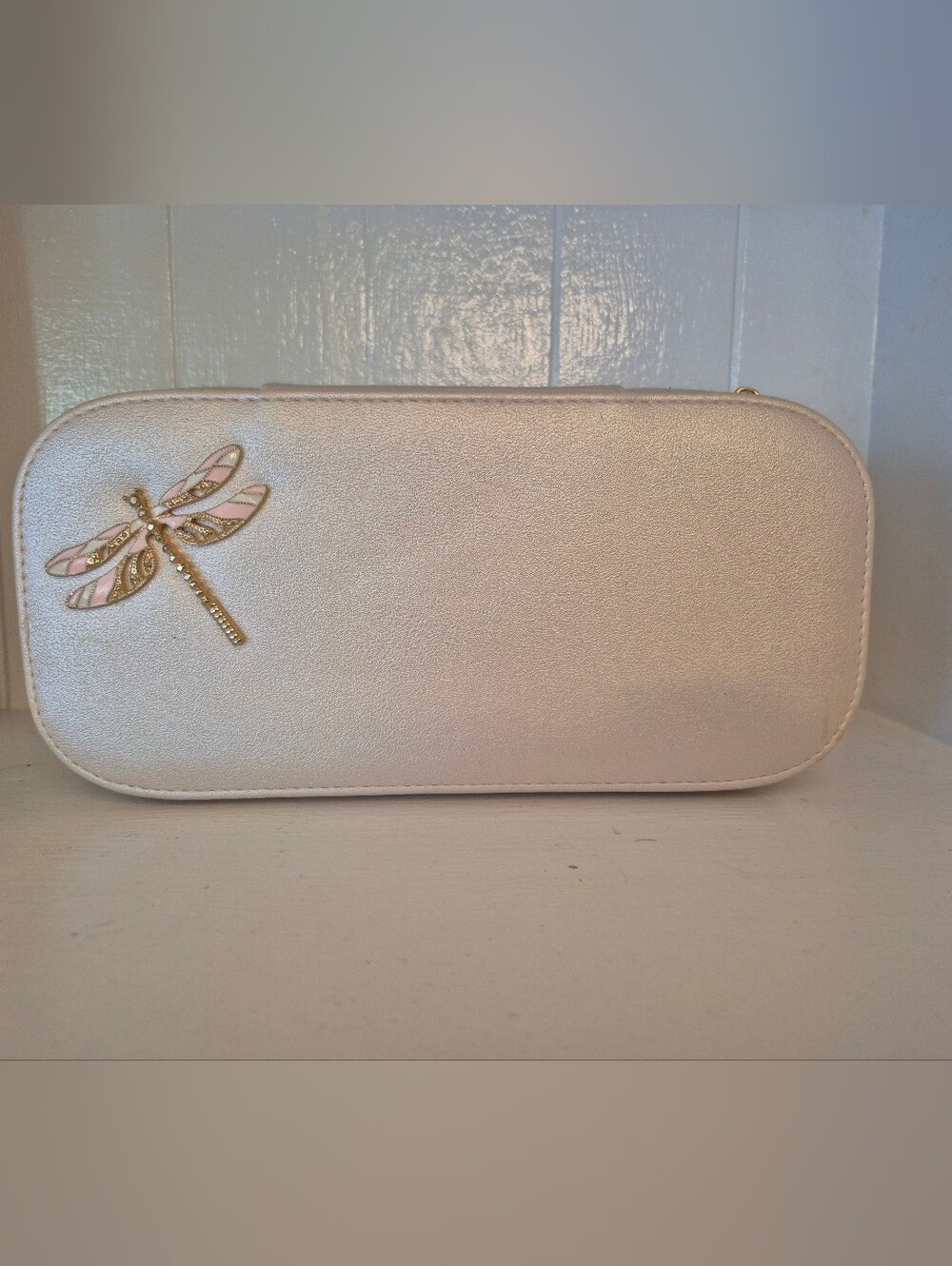 Rectangular Travel Jewelry Case Dragonfly Bling